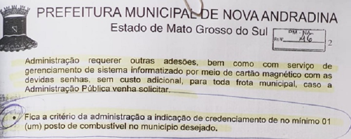 Processo licitat&oacute;rio de n. n. 31047 FLY n. 0333000096/2016 - Foto: CMNA/Divulga&ccedil;&atilde;o